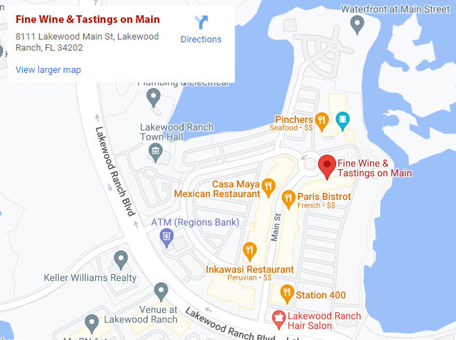 Fine Wine & Tasting on Main - Lakewood Ranch - Retail Wine Store and Wine Bar