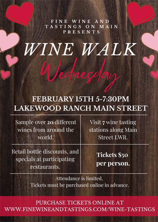 Wine Walk Lakewood Ranch February 2023