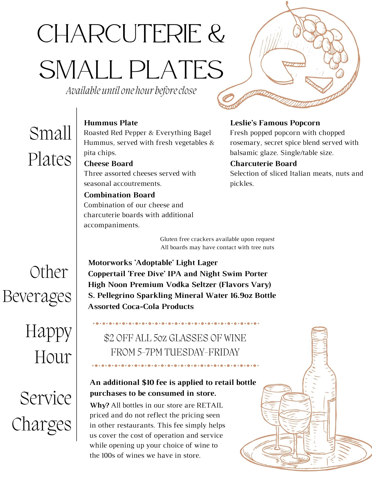 Charcuterie at Fine Wine and Tastings